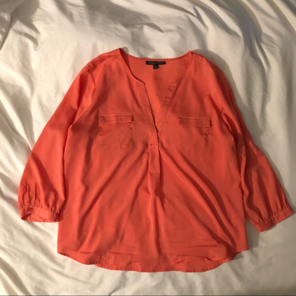 Coral Blouse